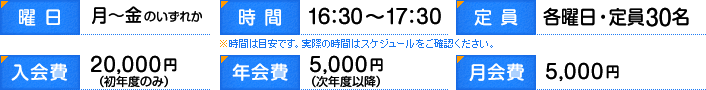 キッズコースの情報